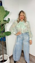 Butterfly Dream Mint Blouse