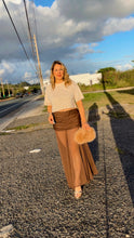 Chestnut Veil Skirt