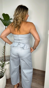 Skyline Strapless Jumpsuit