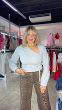 Baby Blue Strech Blouse
