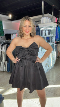 Black Bow Dress