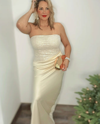 Champagne Allure Gown Dress