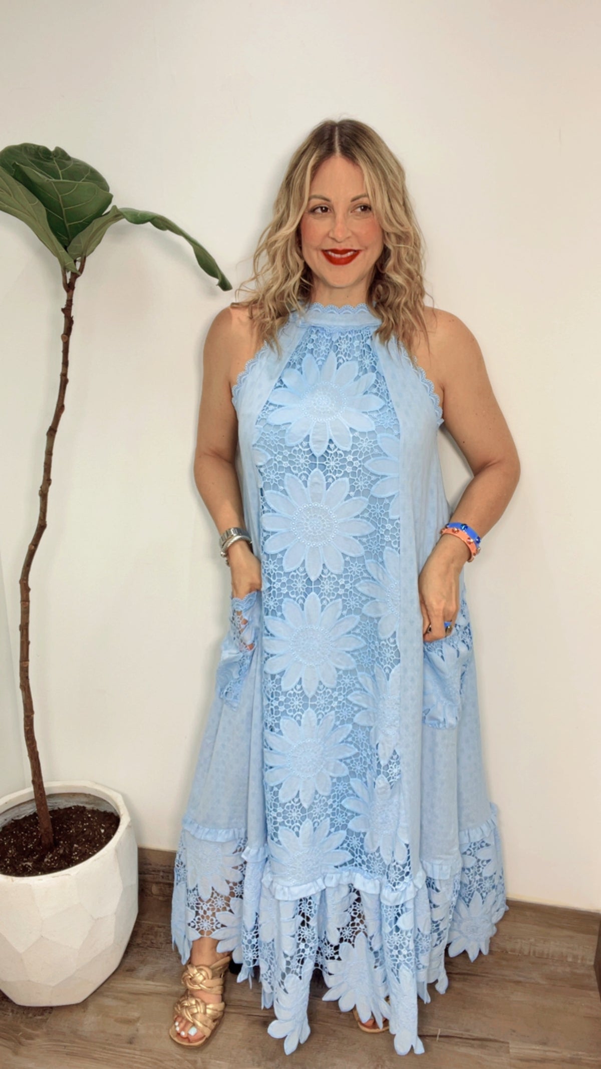 Maison Bleu Garden Dress