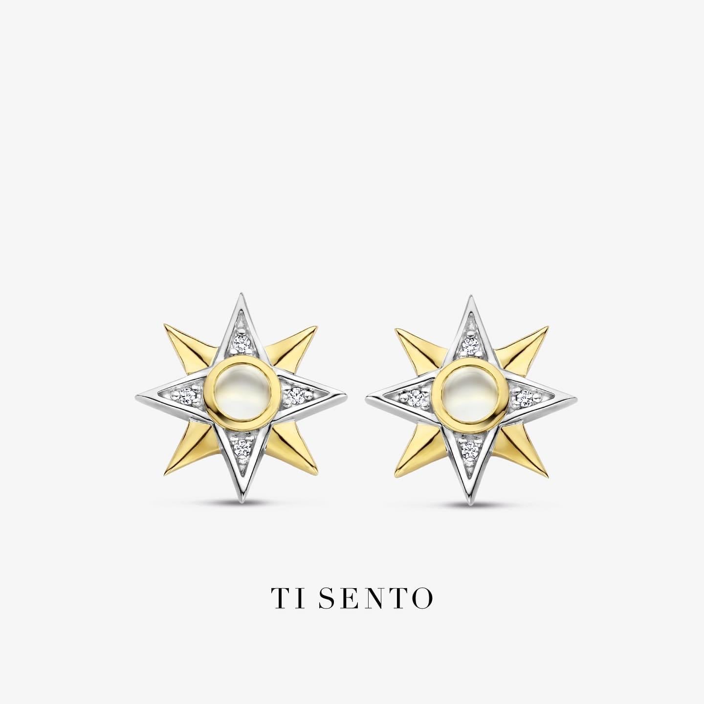 Ti Sento Star Earring