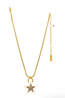 TOVA Astra Necklace in White
