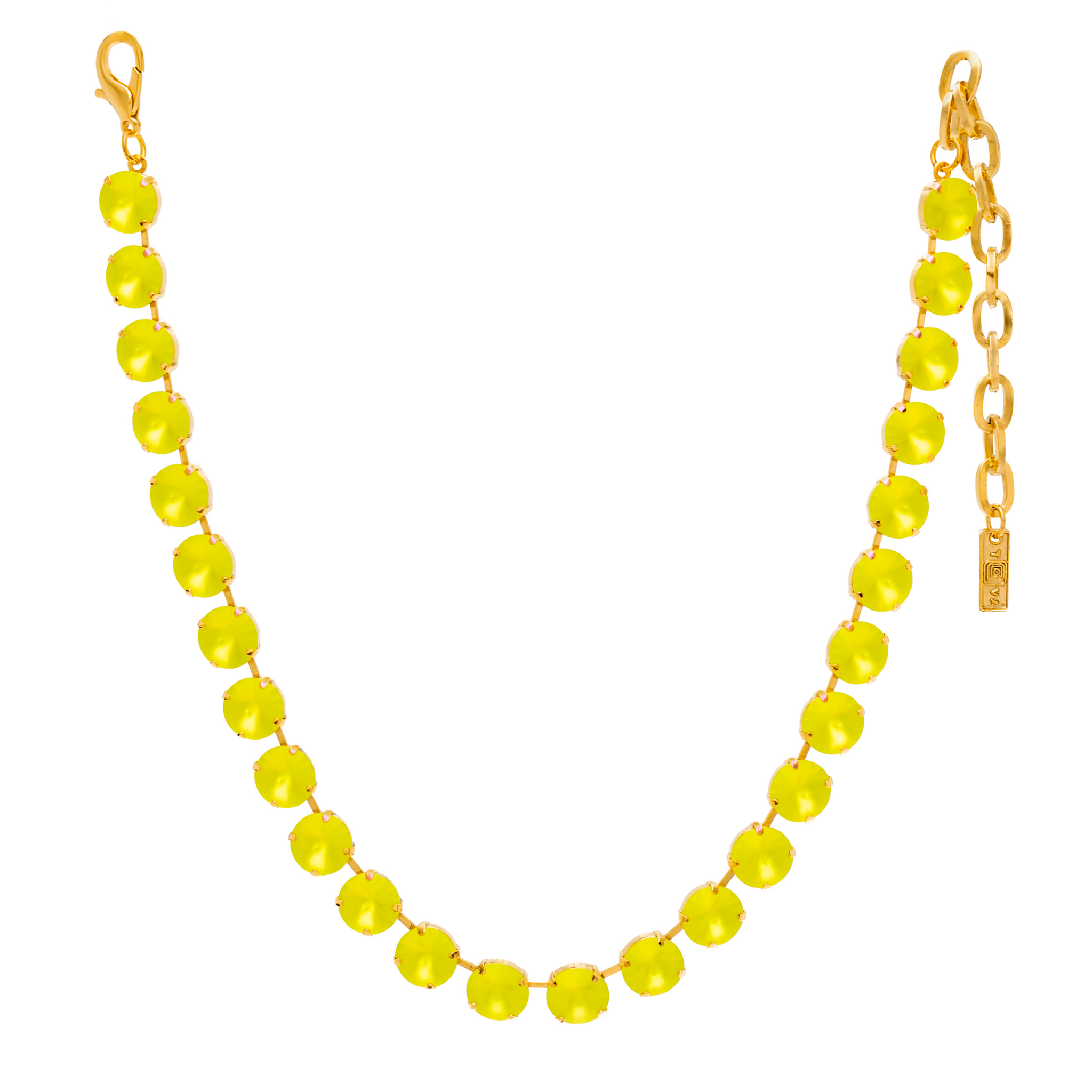 TOVA Matte Yellow Necklace