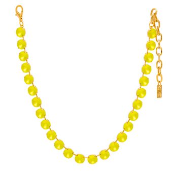 TOVA Matte Yellow Necklace