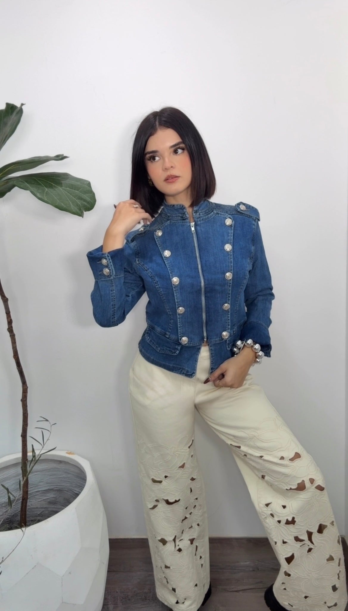 Ivory Lace pants
