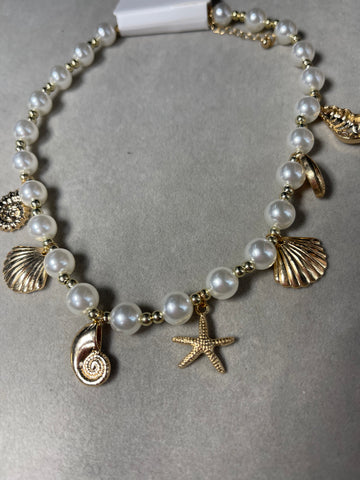 Pearl Seashell Necklace