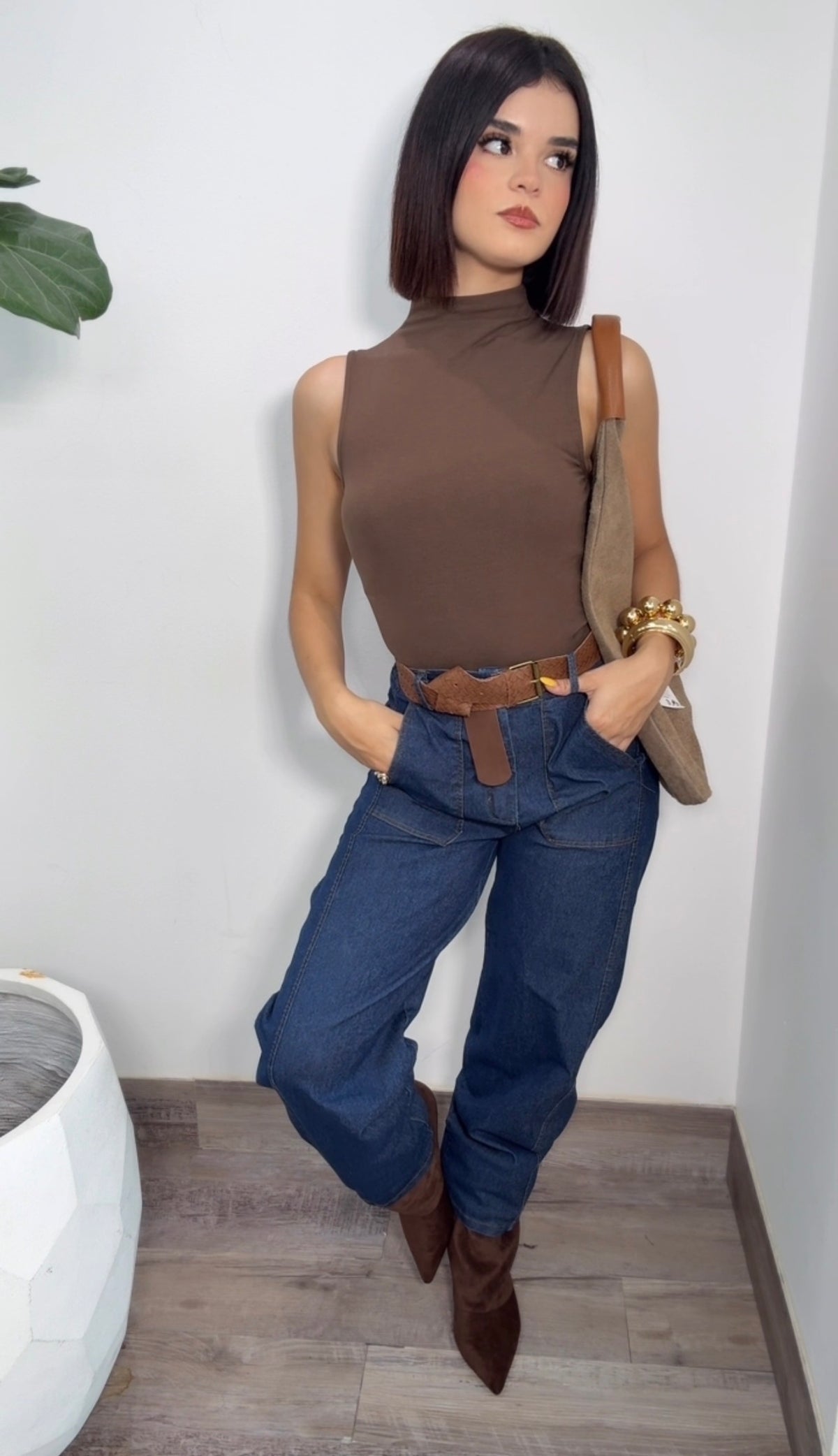 Chocolate Basic Top