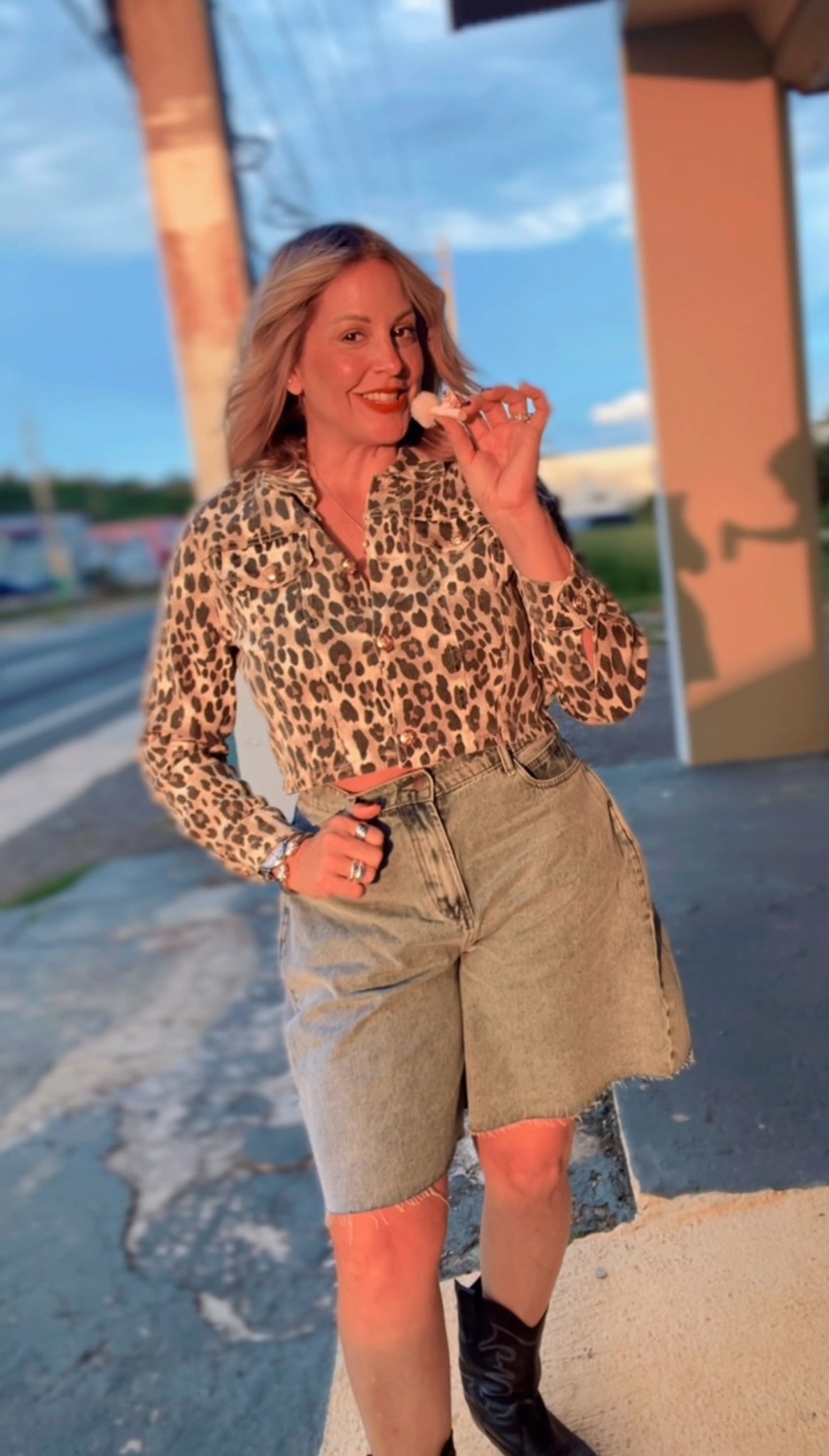 Relax Bermuda Jeans