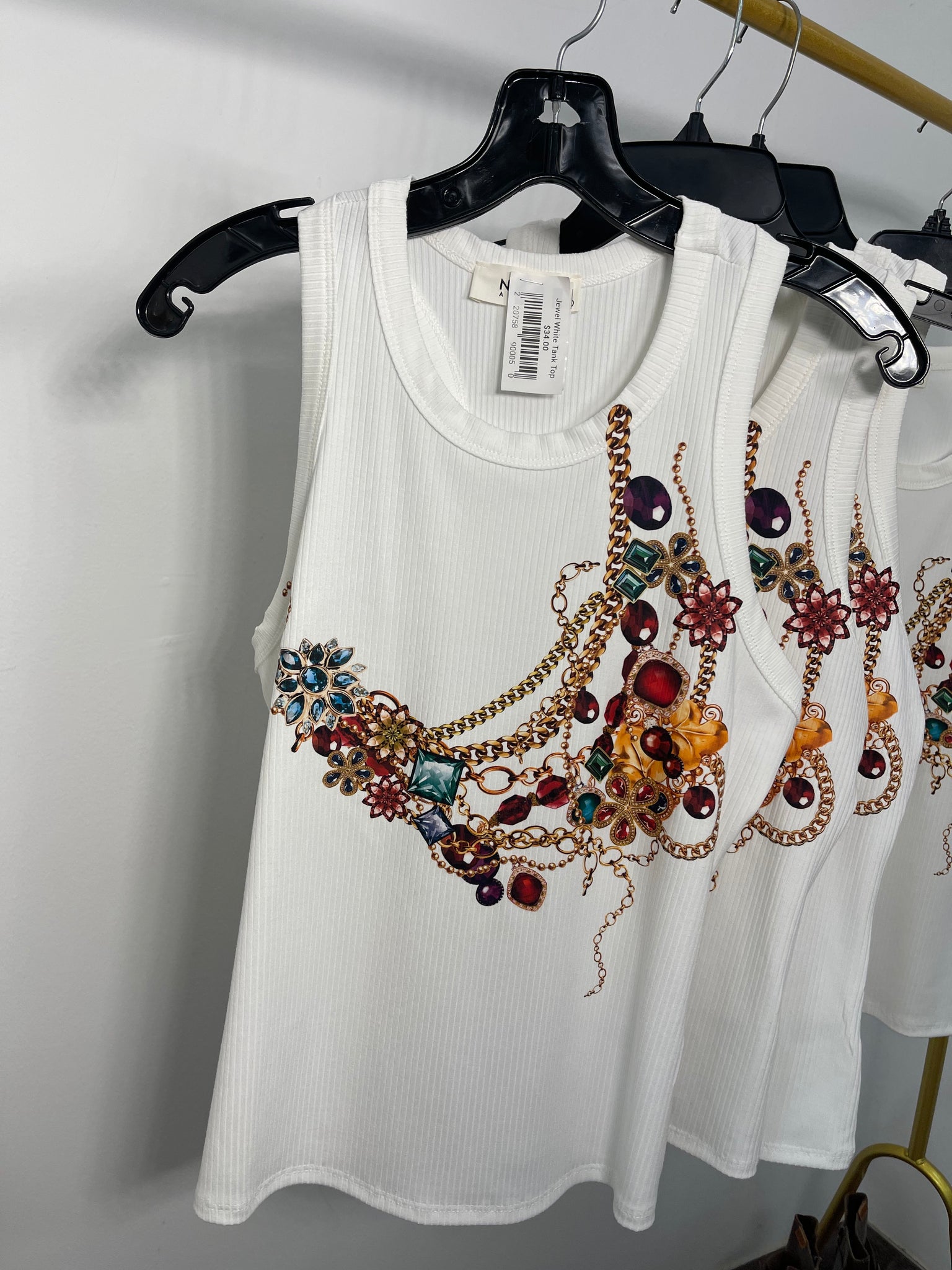 Tropicalía PR White Tank Top