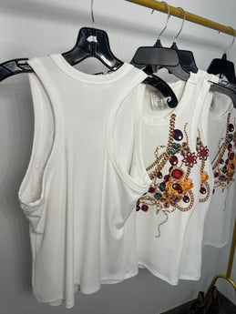 Tropicalía PR White Tank Top