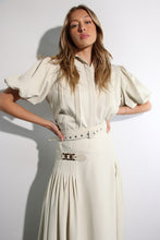 Mystic Natural Blouse & Skirt Set