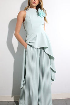 Sky Mint Blouse & Pant Set