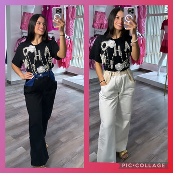 Black Adjustable Jean