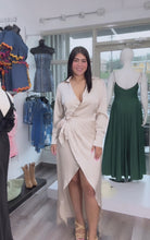 Satin Midi Dress