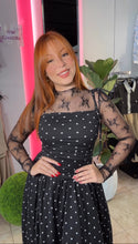 Polka Dot Bubble Midi Dress