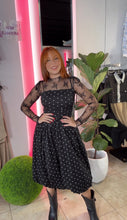 Polka Dot Bubble Midi Dress
