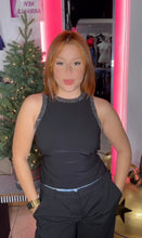 Black Glitter Top