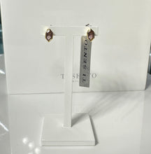 TiSento Milano Translucent Purple Studs Earrings