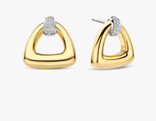 Tisento Triangular Gold Plating Earring