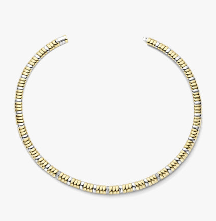 Ti Sento Twisted Two Tone Necklace