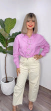 Kiara Pink Bow Blouse