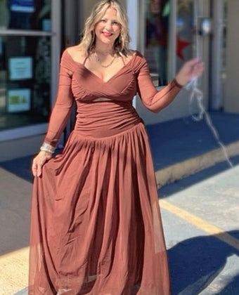 Auren Rustic Maxi Dress