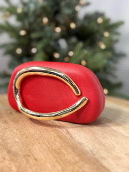 Zara Red Clutch
