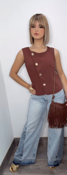 Light Denim Two Tone Jeans
