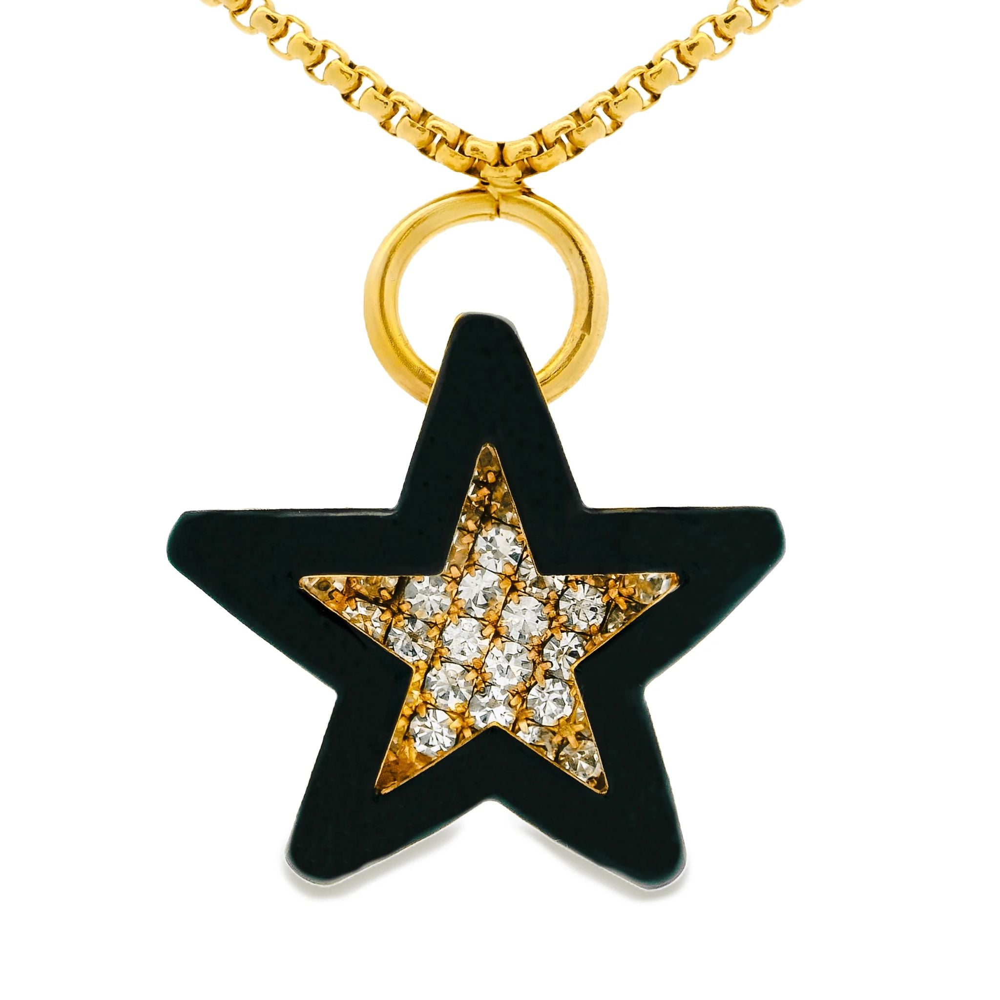 TOVA Astra Necklace in Black