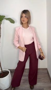 Pastel Pink Chic Blazer
