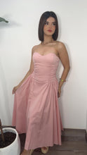 Camille Pastel Pink Midi Dress