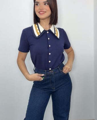 Classy Chic Navy Top