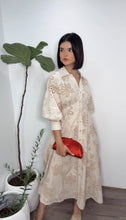 "Bloom Shirt Midi Dress" (Gracia Nude)