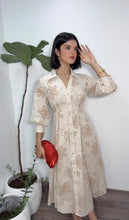 "Bloom Shirt Midi Dress" (Gracia Nude)