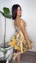 Gold Girl Flare Dress