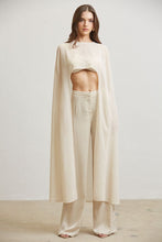 (Pre-Order) Ivory Cape Pants Sets