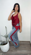 Cherry Bow Denim