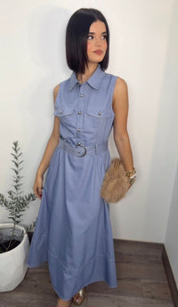 Strut Denim Midi Dress